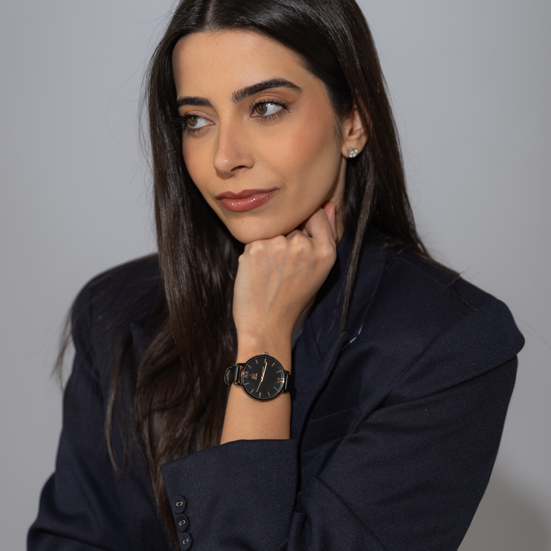 Relógio Aura - Feminino (Preto)