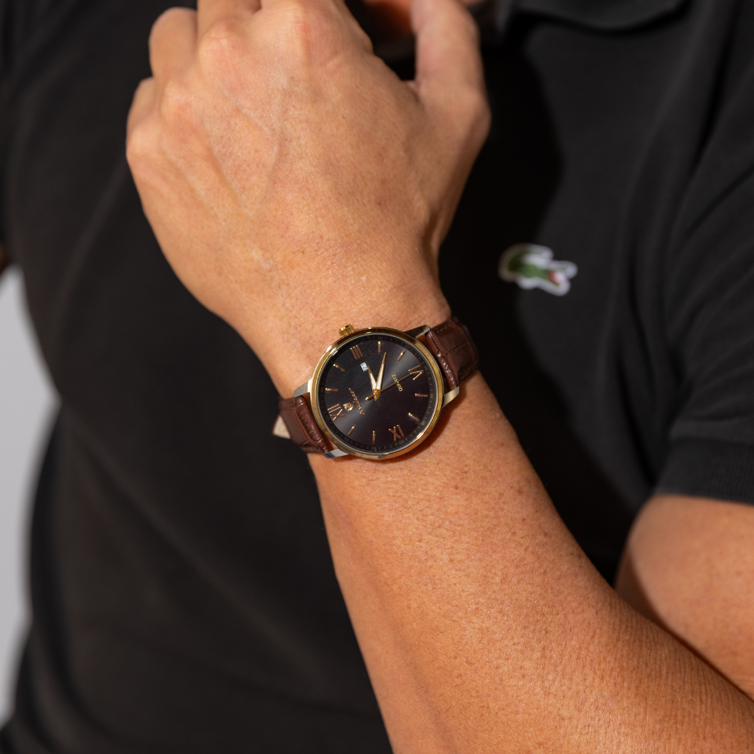 Relógio Couro - Roma