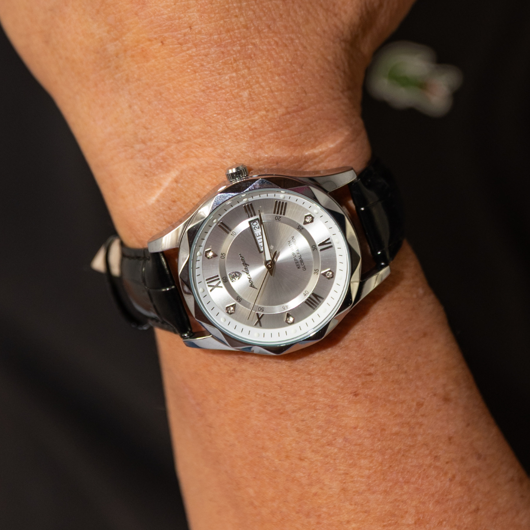 Relógio Couro - Primord (Branco)