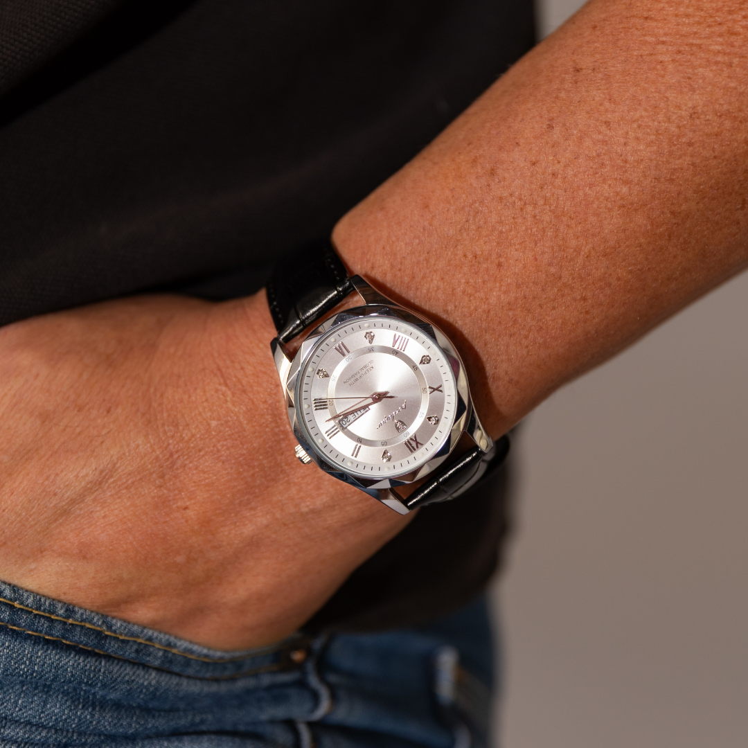 Relógio Couro - Primord (Branco)